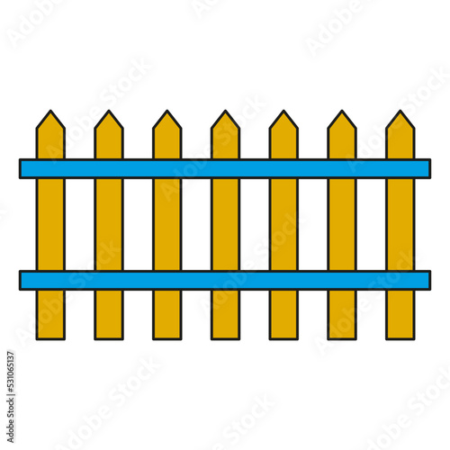 house wooden fence