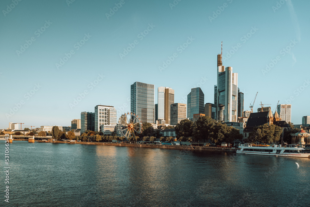 Obraz premium Frankfurter Skyline 