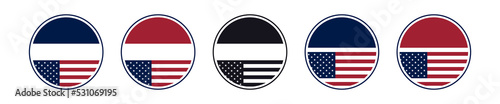 US, USA, american election, voting sign. 2022 midterm election.