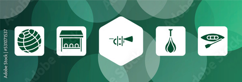 x treme filled icon set isolated on abstract background. glyph icons such as fitness ball, team bench, ets, speed bag, canoeing vector. can be used for web and mobile.