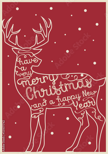 Modern universal artistic templates. Merry Christmas Corporate Holiday cards and invitations. Minimal and Simple composition. Vector illustration.