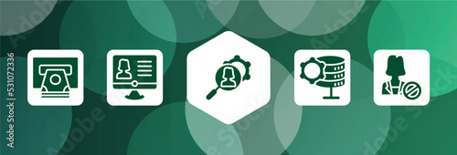 general filled icon set isolated on abstract background. glyph icons such as atm cash, hr software, hr services, data engineering, impeachment vector. can be used for web and mobile.