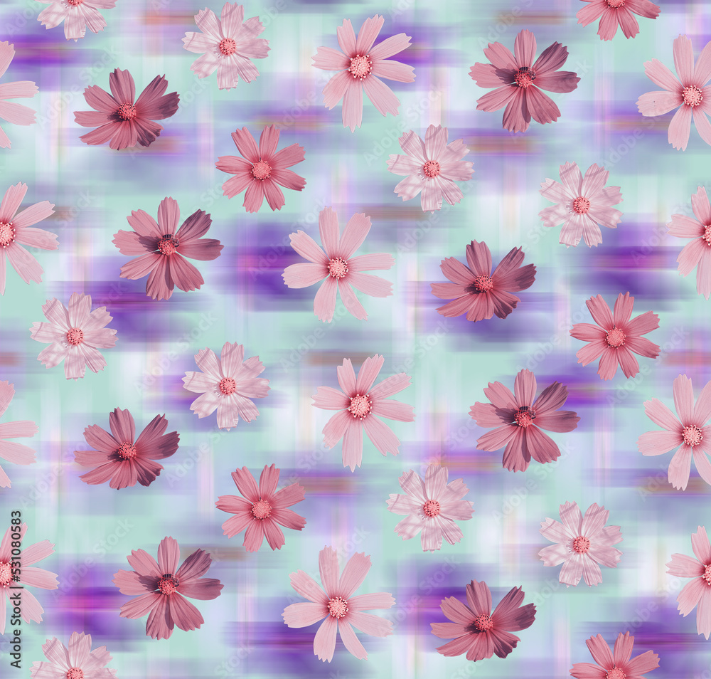 Isolated Calendula Daisy Real Flowers Photo Print Seamless Pattern Ombre Background Trendy Fashion Colors Elegant Chic Style Design Perfect for Allover Fabric Print Isolated Calendula Daisy Real Flowers Photo Print Seamless Pattern Ombre Background Trendy Fashion Colors Elegant Chic Style Design Perfect for Allover Fabric Print