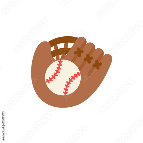 Baseball gloves. Leather gloves for the popular baseball game.