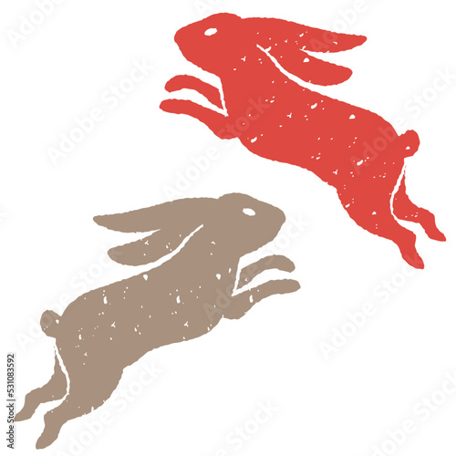 うさぎ アドビストックのデザイン かべいろ Com おしゃれ壁紙リフォーム貼り替え オリジナルインクジェット壁紙