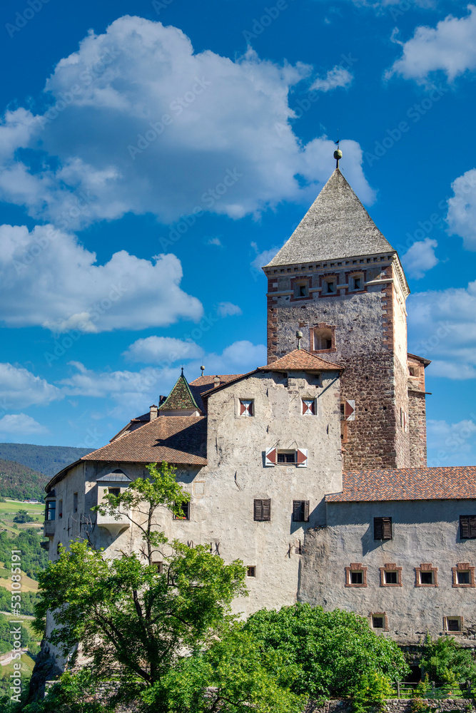 Trostburg Castle, Bozen district, Val Gardena, Sud Tirol, Italy