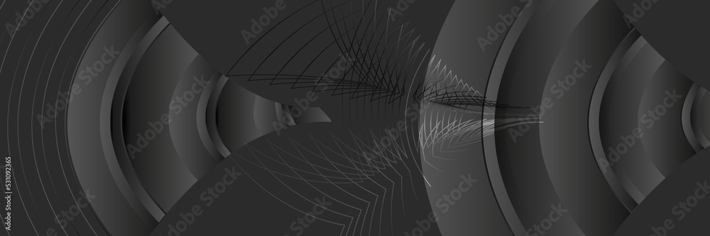Fototapeta premium Abstract black white background
