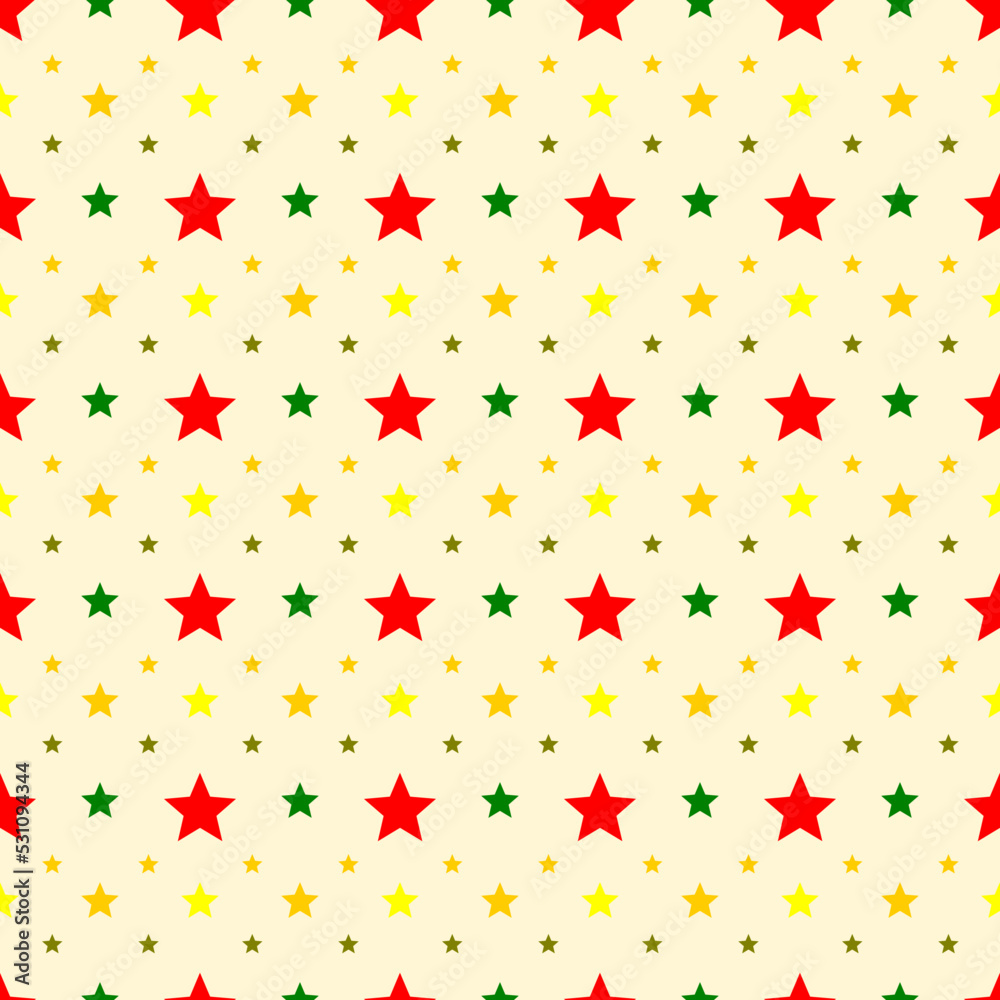 seamless pattern with colorful star seamless pattern with colorful star
