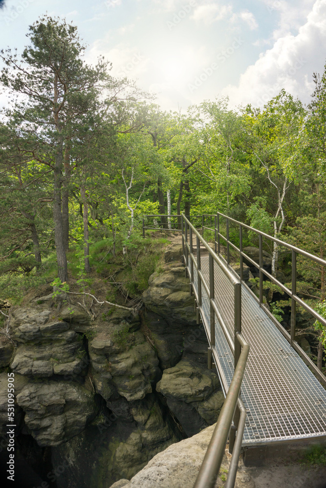 Obraz premium Lilienstein, Sächsische Schweiz