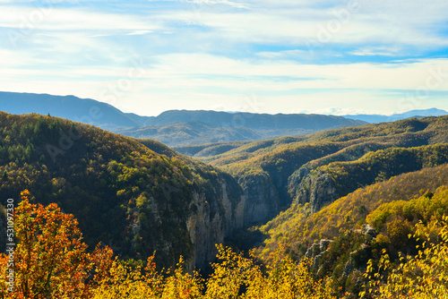 Vikos gorge view from Tymfi mountain