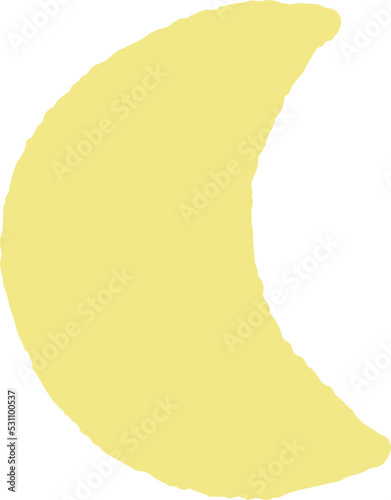 Moon Sky Night Minimal Drawing