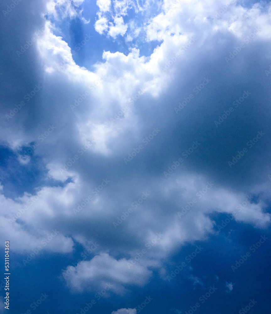 Fototapeta premium blue sky with clouds