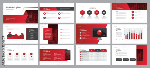 business presentation template design backgrounds and page layout design for brochure, book, magazine, annual report and company profile, with info graphic elements graph design concept