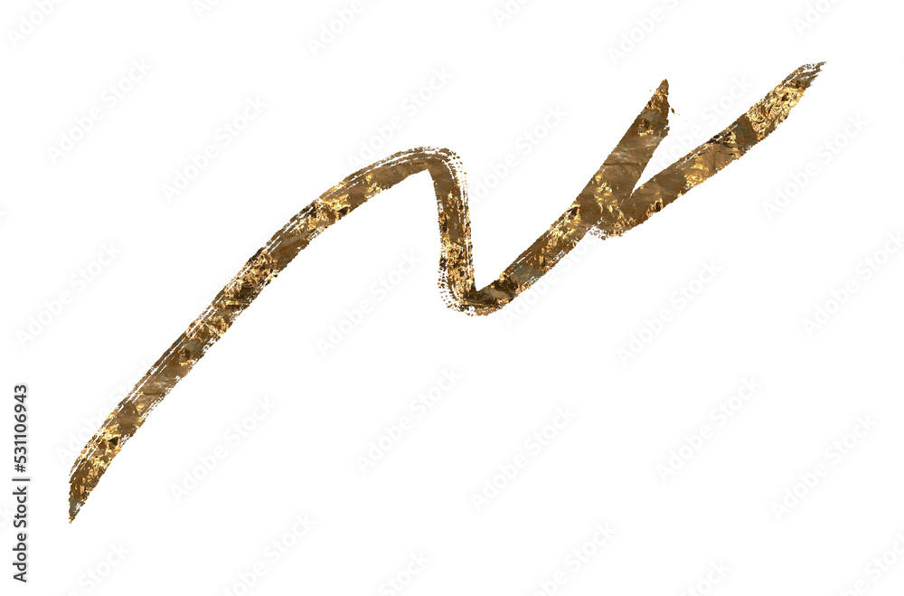Brush stroke with gold texture - web design element for templates. Brush stroke with gold texture - web design element for templates.