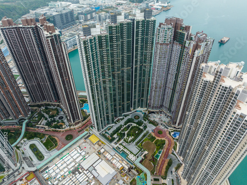 Lohas Park, Hong Kong Top view of Hong Kong residential apartment