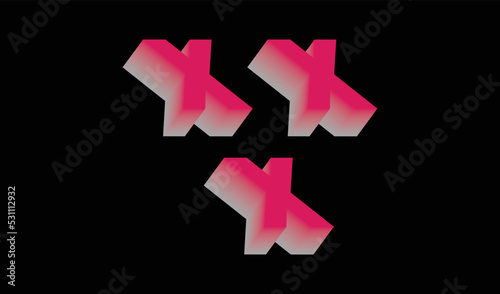Creative 3D Letter Logo Design