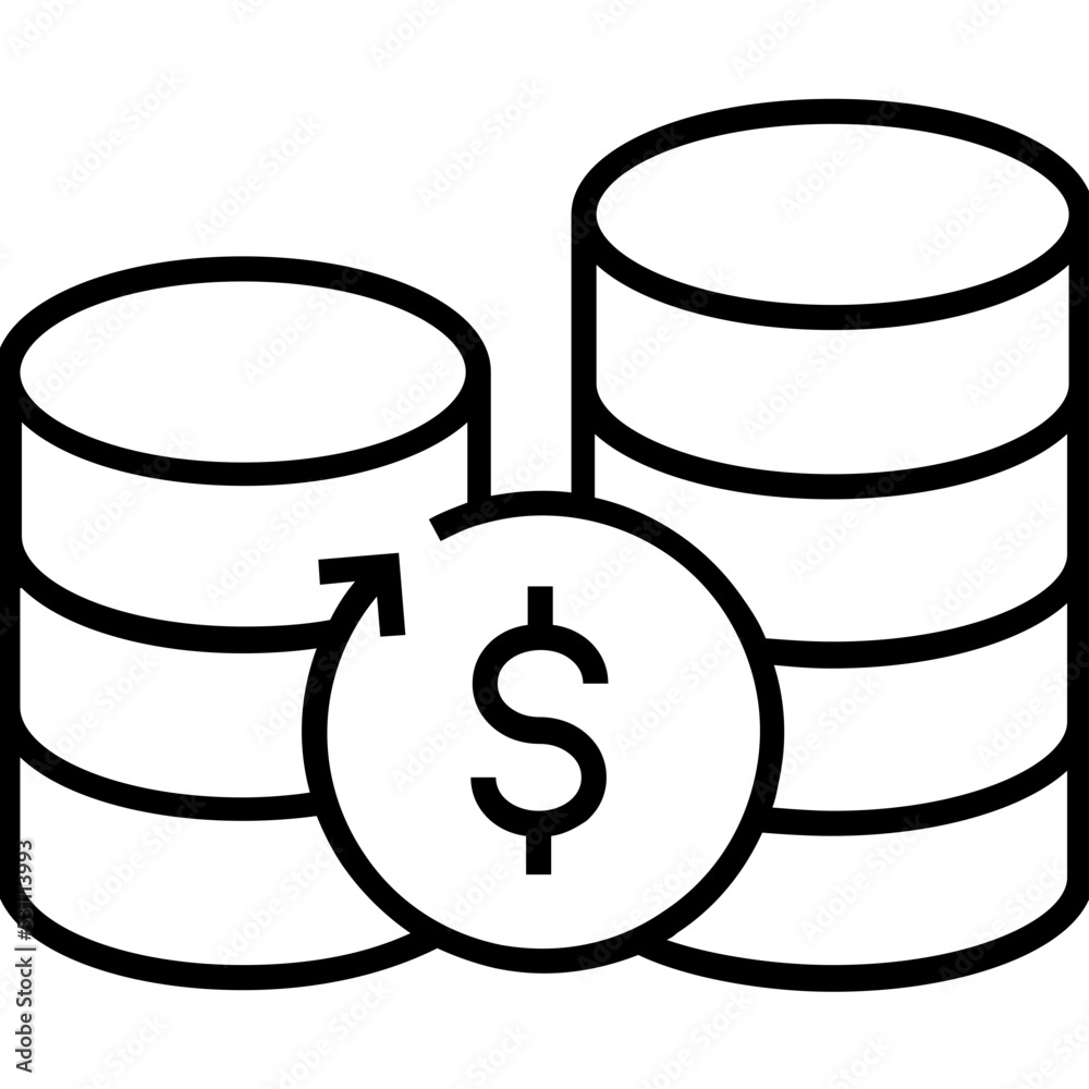Conversion Rate Optimization Line Vector Icon Conversion Rate Optimization Line Vector Icon