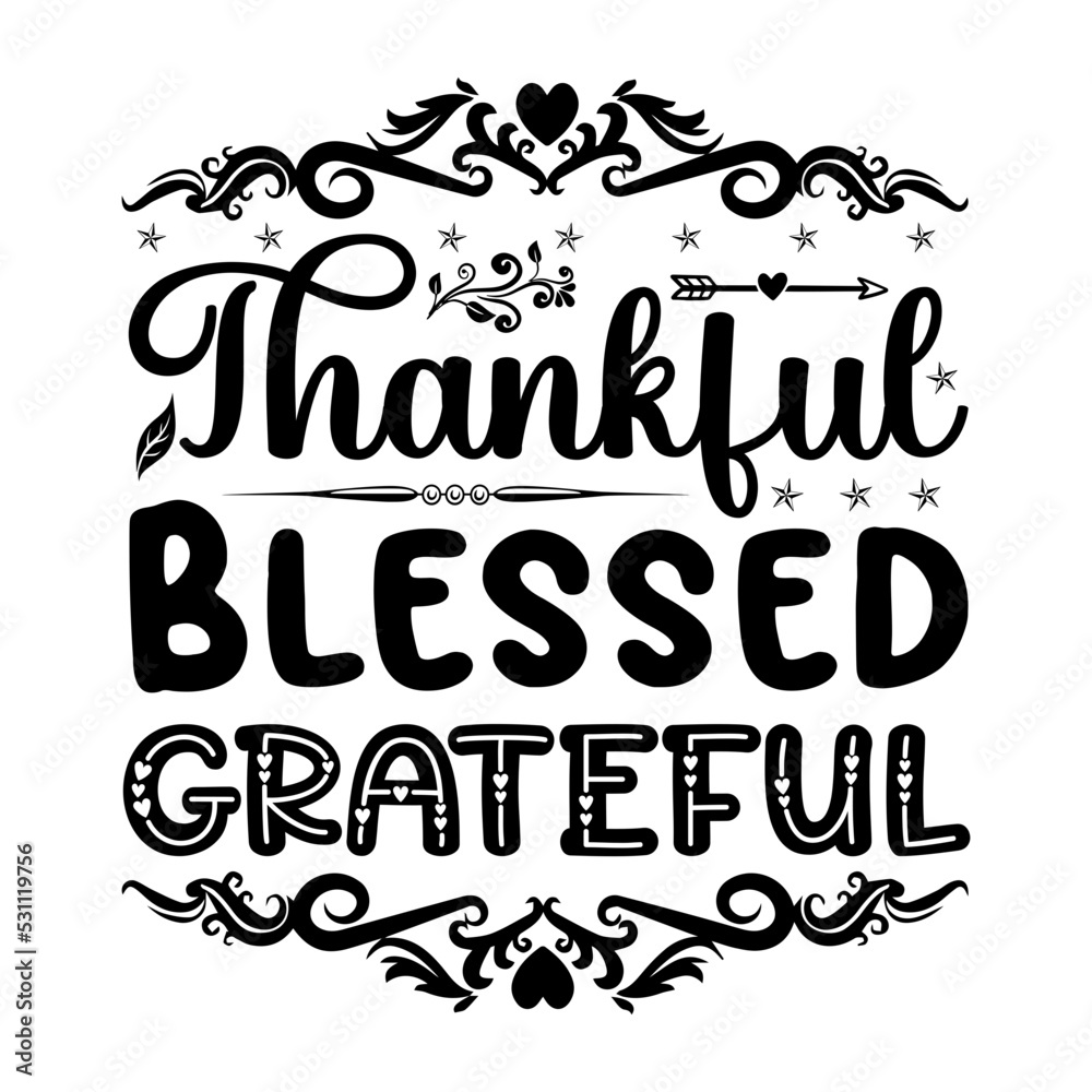 Obraz premium Thanks Giving Day SVG Design