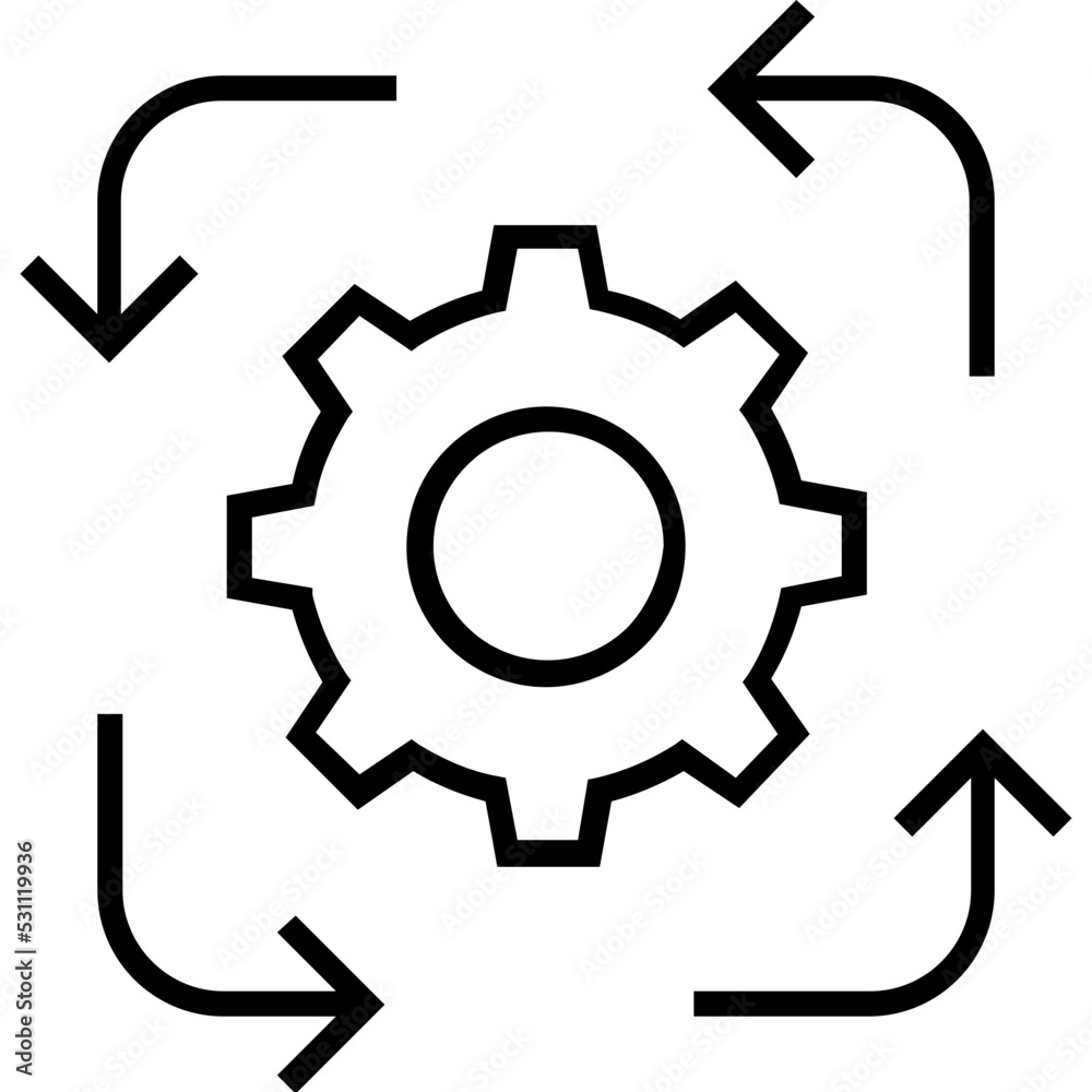 Project Revenue Line Vector Icon Project Revenue Line Vector Icon