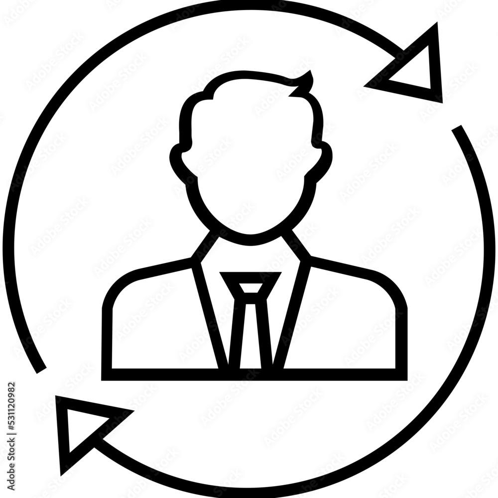 Seo Consulting Line Vector Icon Seo Consulting Line Vector Icon