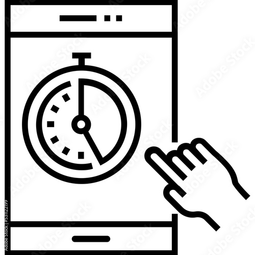 User Testing Line Vector Icon