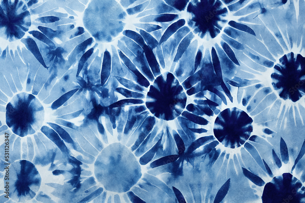 Shibori indigo Japanese fabric dyeing texture Shibori indigo Japanese fabric dyeing texture