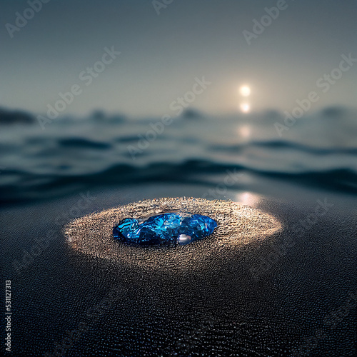 diamond on the beach