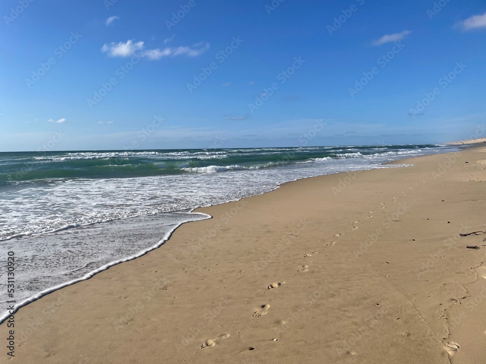 beach and sea