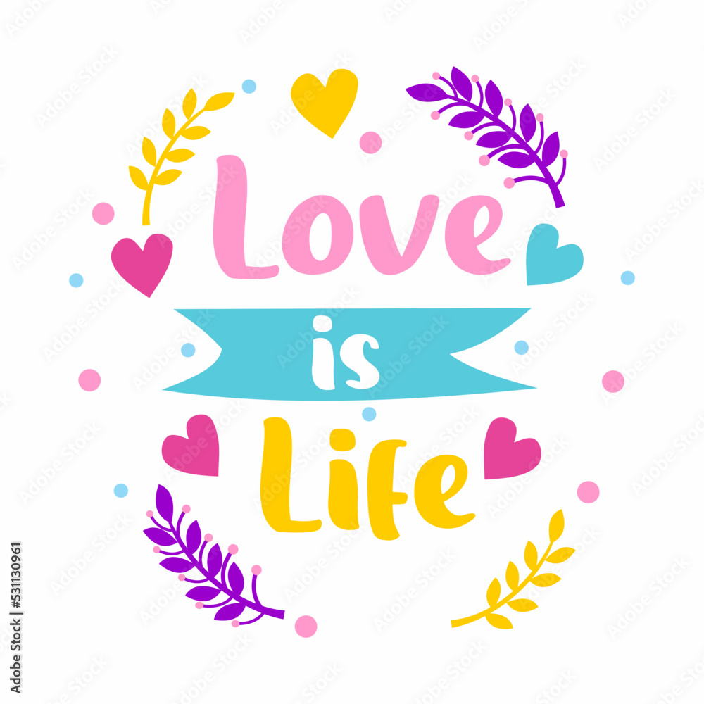 Obraz premium happy birthday party love life