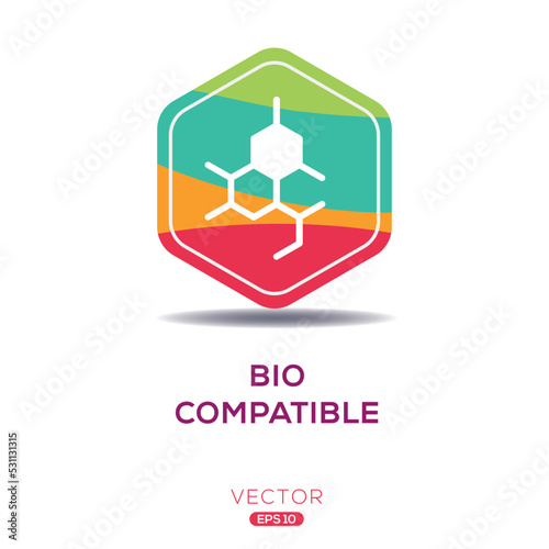 Creative (Bio compatible) Icon, Vector sign.