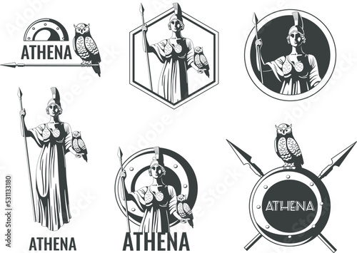 Athena Goddess Emblems photo