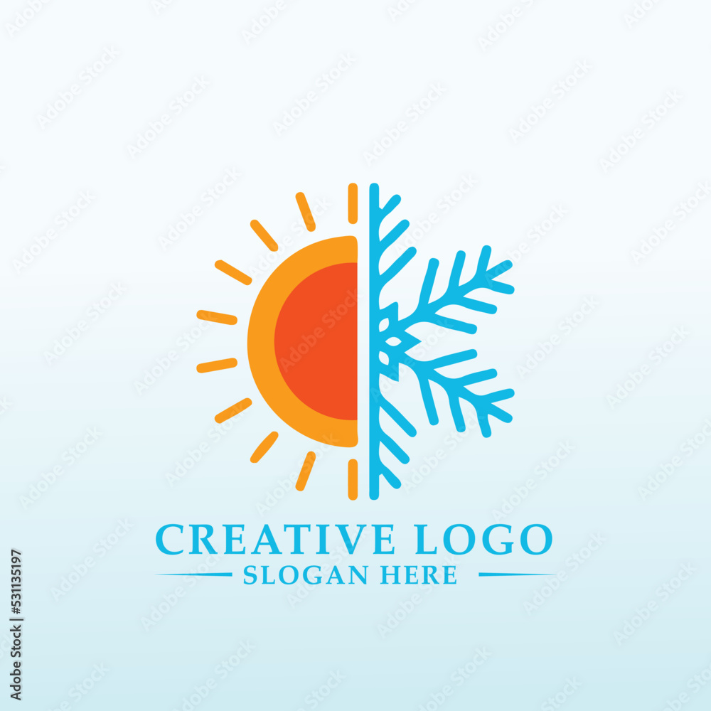 Fototapeta premium new style venture capital fund logo
