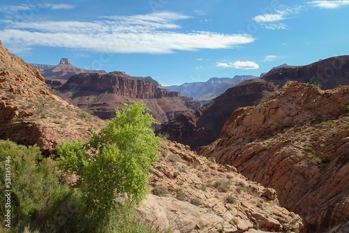 Rock formations at the Grand Canyon National Park, Arizona, USA 