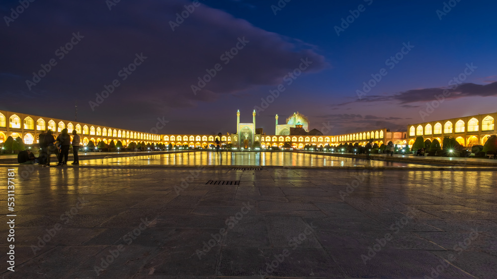 One of the most beautiful squares in the world is in the city of Isfahan in Iran