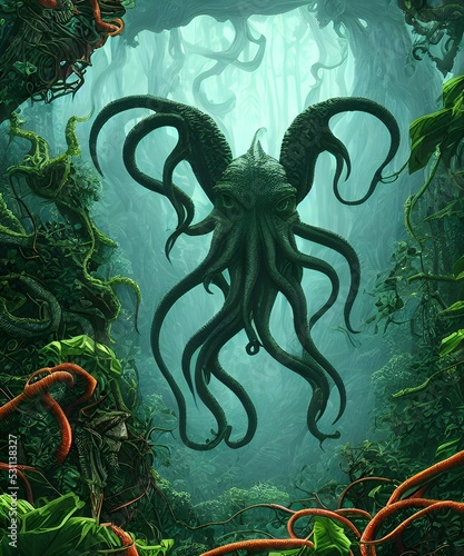 Deep underwater lord, Ctulhu