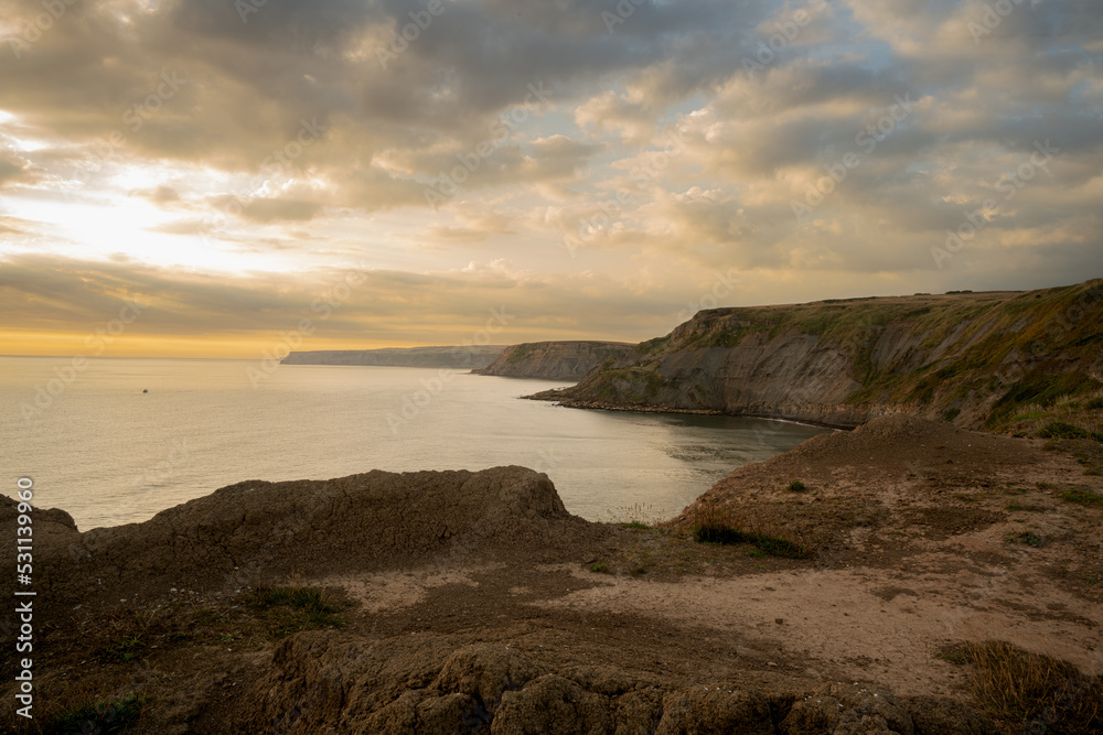 Sunrise on The Cliffs - North Yorkshire Coast
