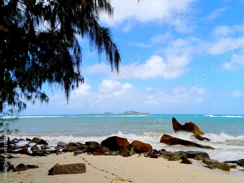 Fototapeta Naklejka Na Ścianę i Meble -  Seychelles - Praslin Island - Anse Kerlan Beach