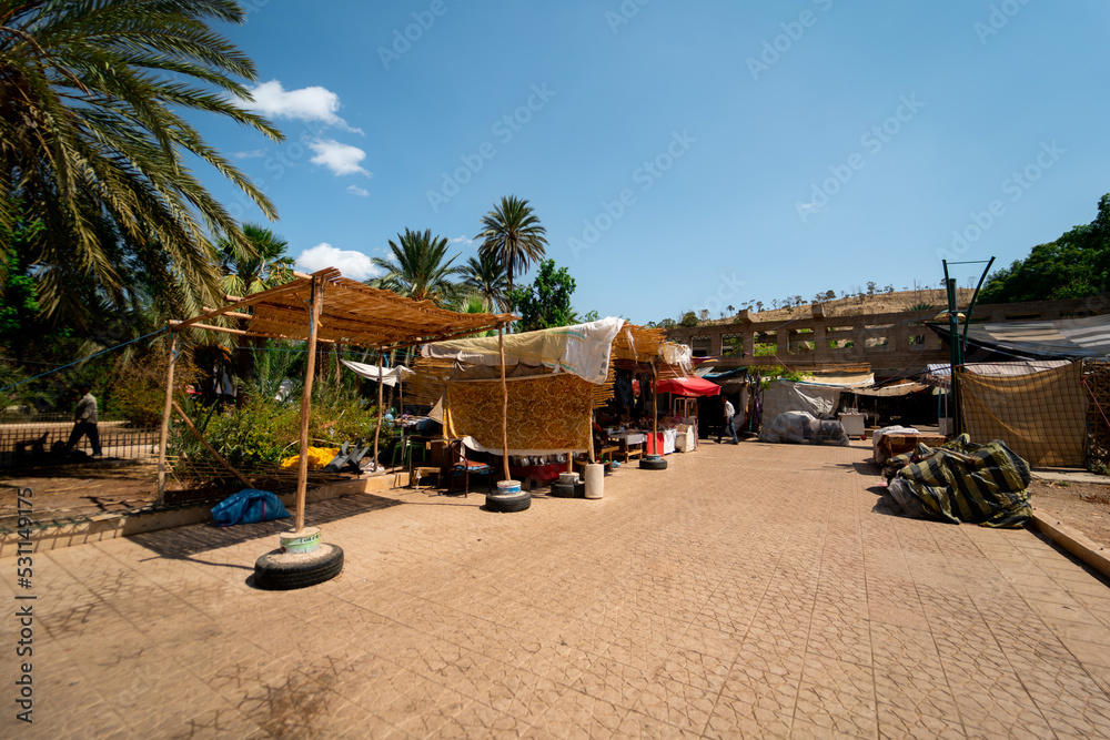 Sidi Harazem town in Morocco