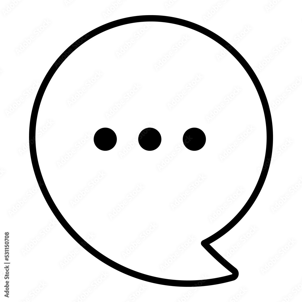 Fototapeta premium chat speech bubble icon