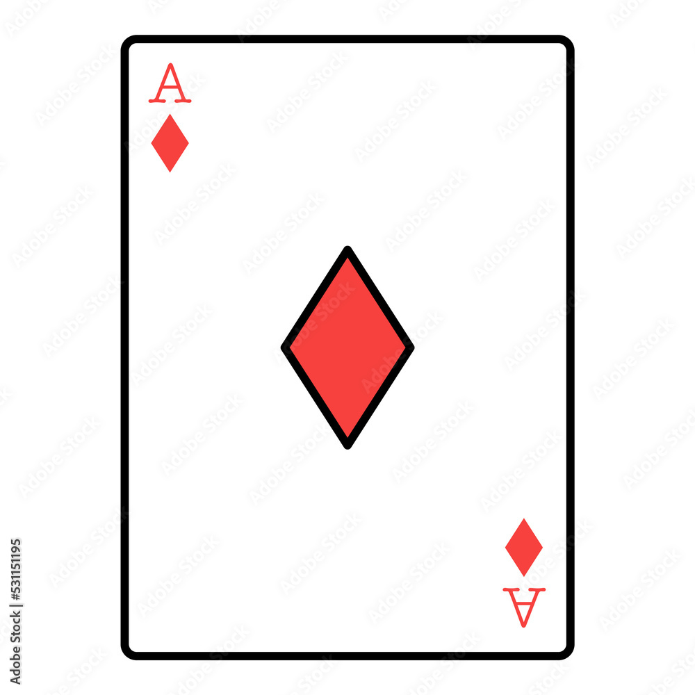 poker card and symbol