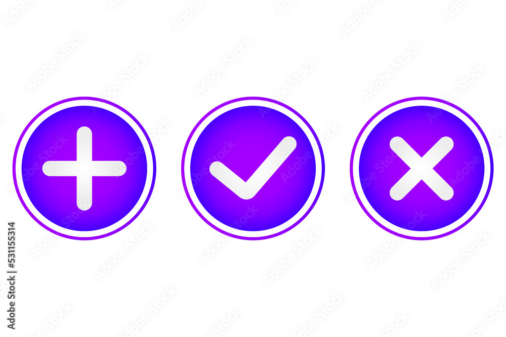 Option buttons, interface design elements, round shape symbols, vector illustration. Option buttons, interface design elements, round shape symbols, vector illustration.