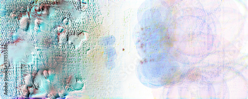 Abstract glitch art grunge texture background image. © jdwfoto