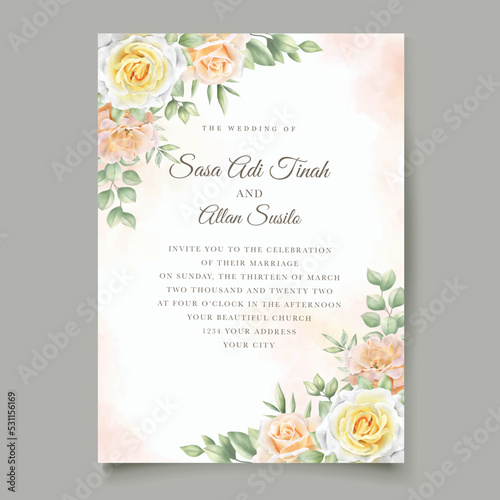 hand drawn border and background frame floral and leaves design
