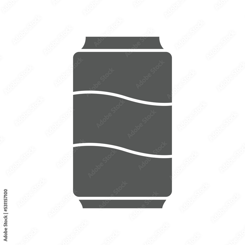 Aluminum Soda pop or soft drink. Carbonated beverage, Soda Cans in tube glass for label in apps and websites. Can, drink, soda, softdrink, icon. Vector illustration filled outline style. EPS10 Aluminum Soda pop or soft drink. Carbonated beverage, Soda Cans in tube glass for label in apps and websites. Can, drink, soda, softdrink, icon. Vector illustration filled outline style. EPS10