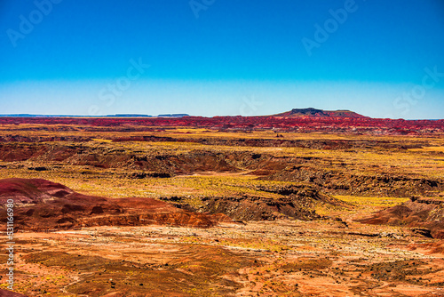 Lacey Point Ridges at Painted Desert NP near Holbrook Arizona © Claire