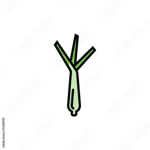 lemongrass icon vector design templates