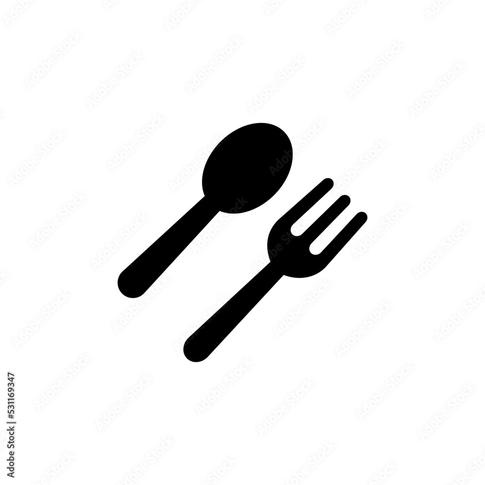 Cutlery icon design template vector illustration