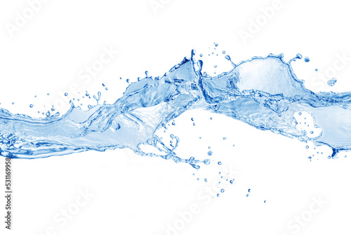 Water splash, water splash isolated on white background, water 