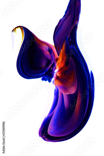 Color abstract illustration made of purple colored oil paint on background, Luxury abstract for a mobile screen concept, phone desktop and wallpaper, background, background 3d render,
