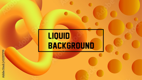 Liquid Background Bubble